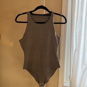 Grey bodysuit